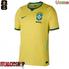 Brasile Prima Maglia Mondiali 2026 Manica Corta